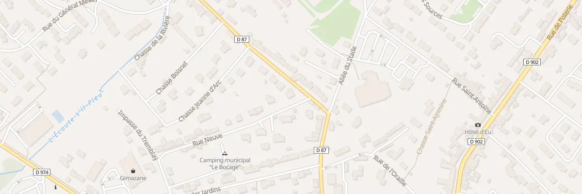 Plan du 33 Rue Neuve à Valognes