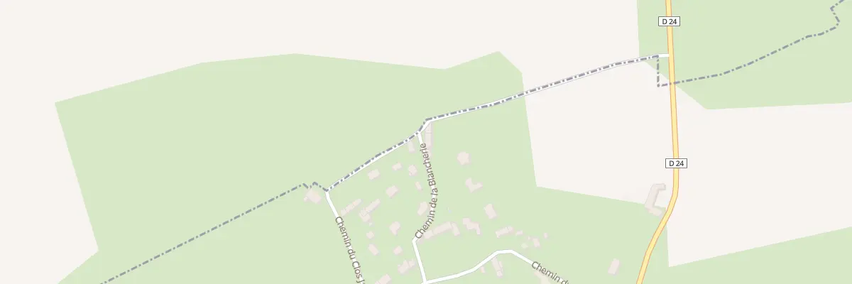 Plan du 10 Vc Chasse de la Blancherie à Valognes