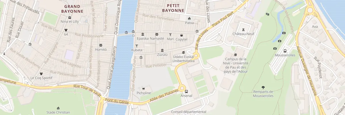 Plan du 2 Rue Pierre Lesca à Bayonne