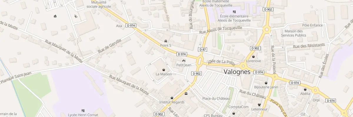 Plan du 3 Bd Felix Buhot à Valognes