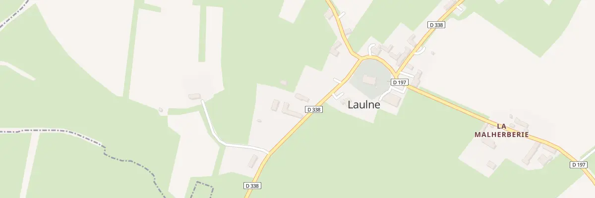 Plan du 9001 Village de l’Eglise à Laulne