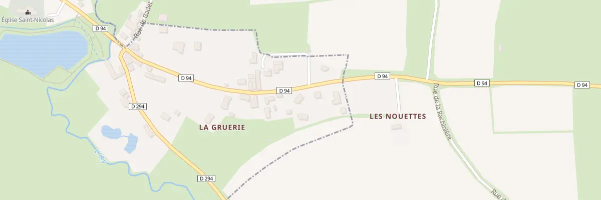 Plan du 1 Rue Jardinier Deslandes à La Feuillie