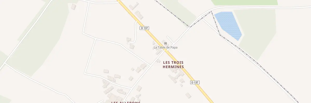Plan du 10 Les Trois Hermines au Bignon