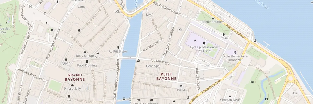 Plan du 5B Rue Marengo à Bayonne