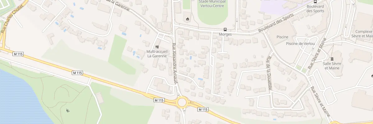 Plan du 12B Rue Alexandre Arnaud à Vertou