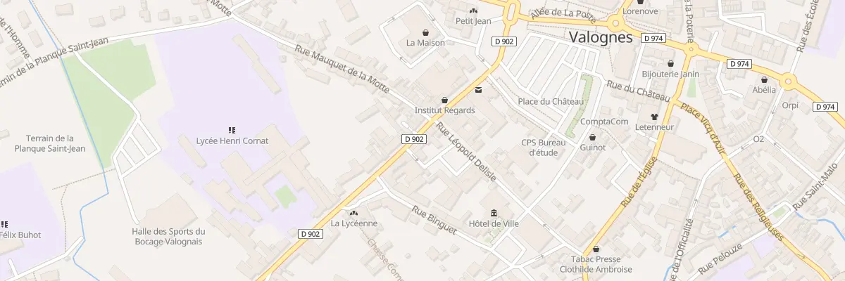 Plan du 19B Rue Henri Cornat à Valognes