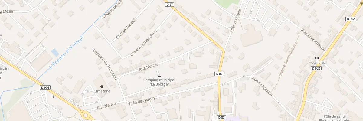 Plan du 10 Rue Neuve à Valognes