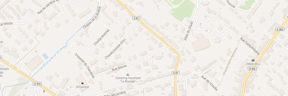 Plan du 29 Rue Neuve à Valognes