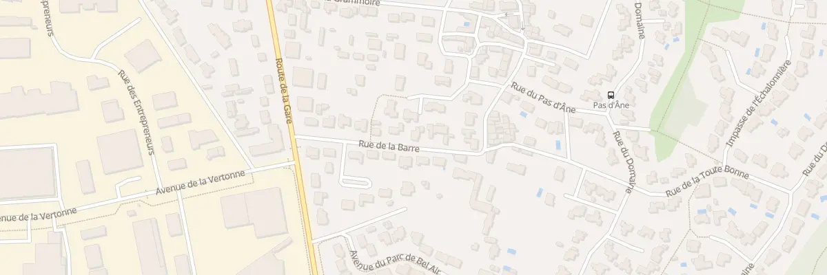 Plan du 13 Rue de la Barre à Vertou