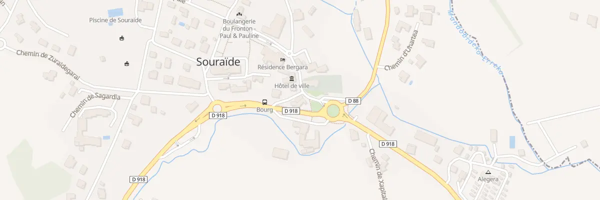 Plan du 3 Rue principale à Souraïde