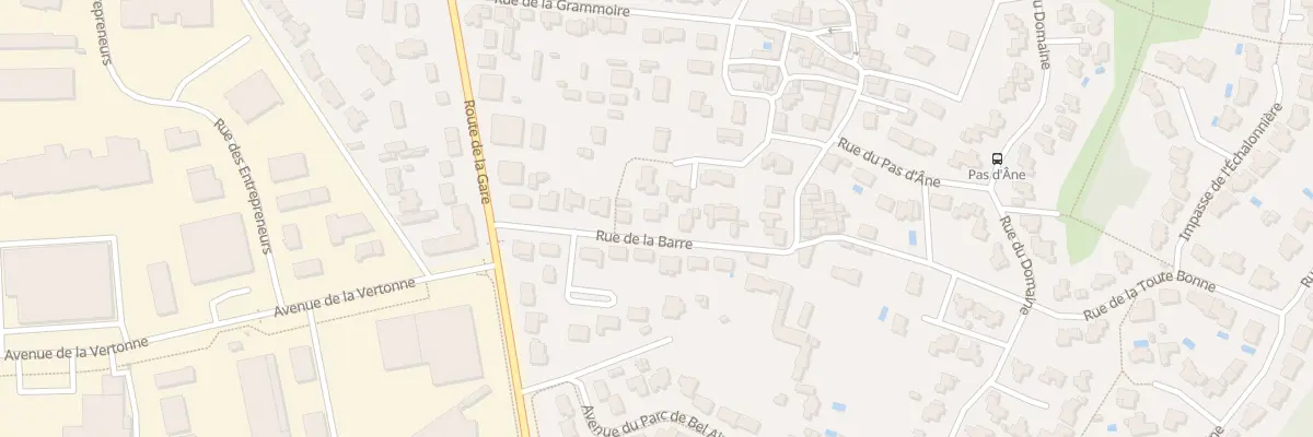 Plan du 11 Rue de la Barre à Vertou