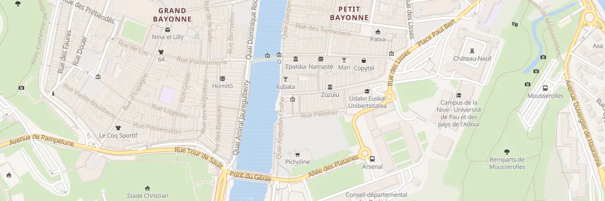 Plan du 4 Rue des Cordeliers à Bayonne