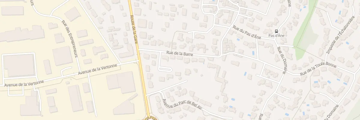Plan du 10 Rue de la Barre à Vertou