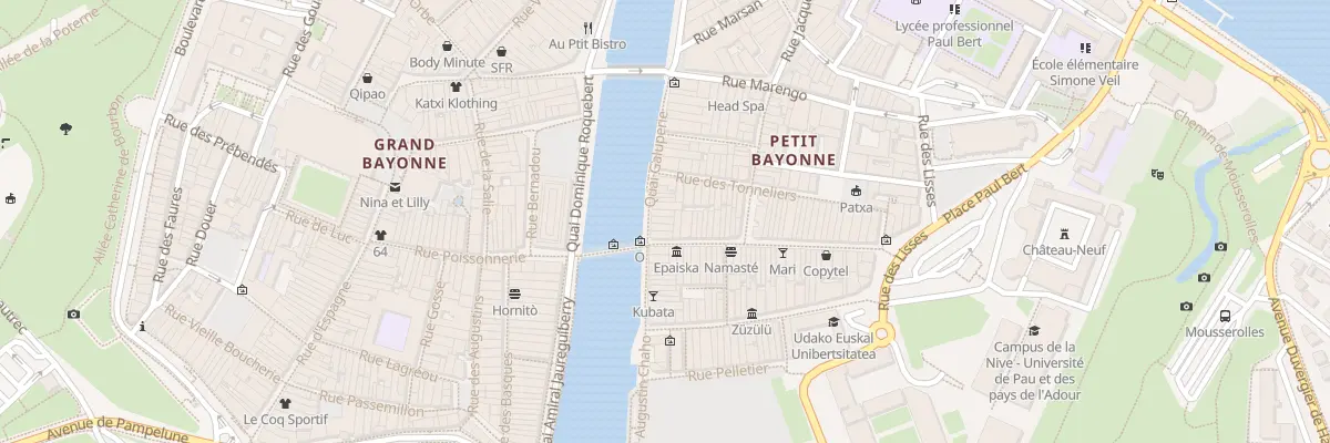 Plan du 4 Quai Galuperie à Bayonne