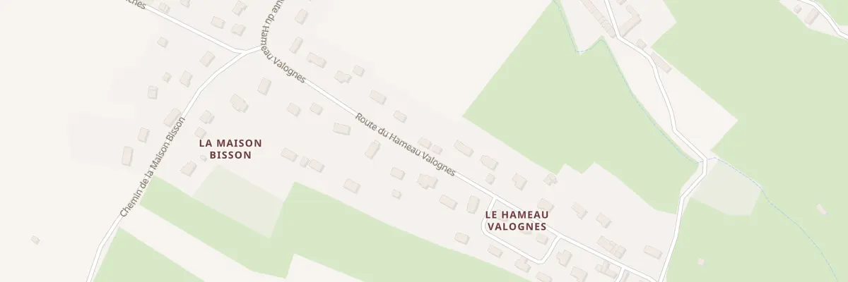 Plan du 30 Rte du Hameau Valognes à Gonneville-Le Theil