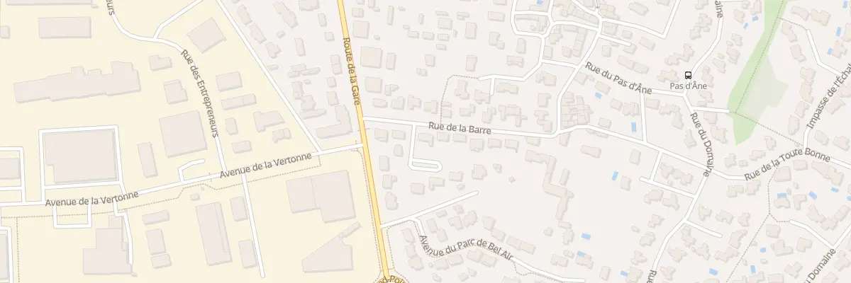 Plan du 6 Rue de la Barre à Vertou