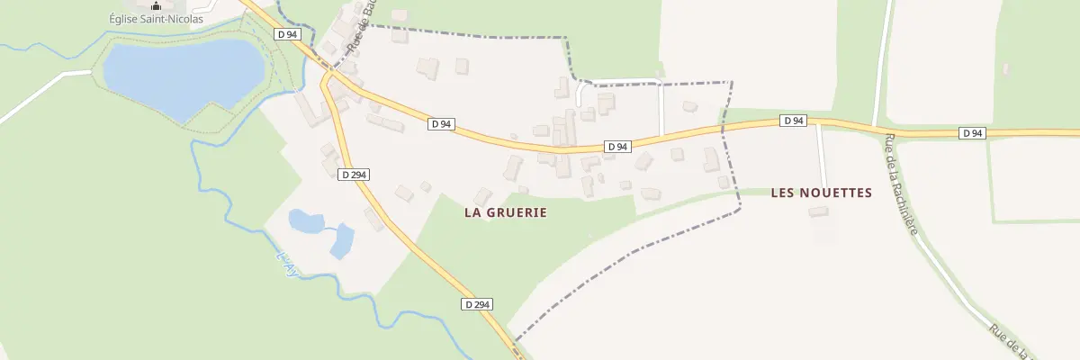 Plan du 10 Rue Jardinier Deslandes à La Feuillie