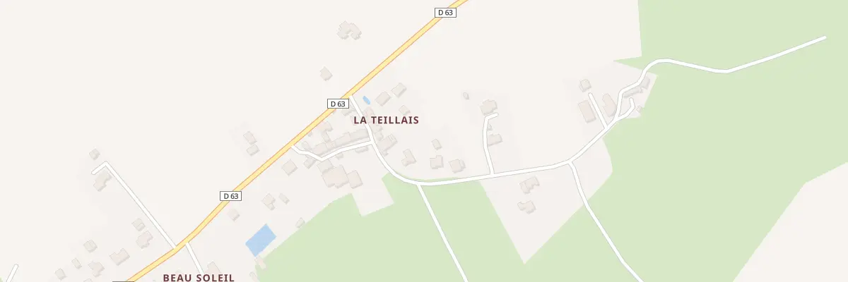 Plan du 13 La Teillais à Montbert