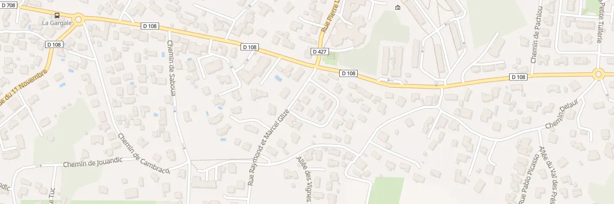 Plan du 9222 Rue Raymond et Marcel Glize à Boucau