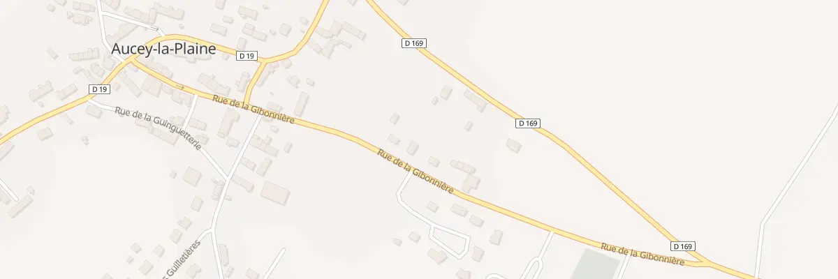 Plan du 23 Rue de la Gibonniere à Aucey-la-Plaine