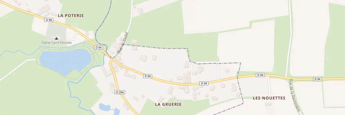 Plan du 23 Rue Jardinier Deslandes à La Feuillie