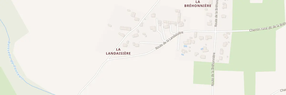 Plan du 1B La Brehonniere à Saint-Jean-des-Champs