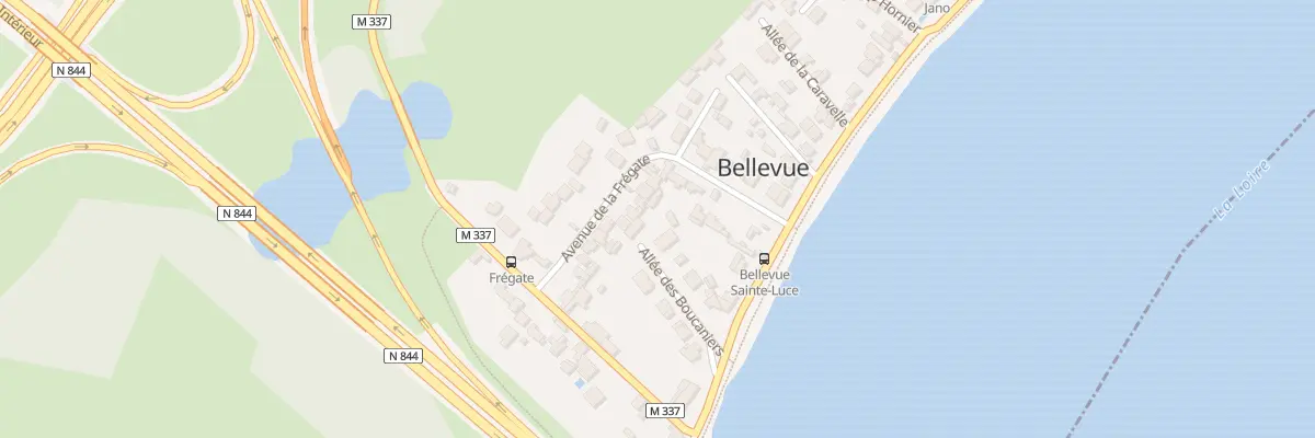 Plan du 14 All des Boucaniers à Sainte-Luce-sur-Loire
