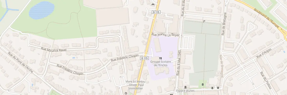 Plan du 19 Rue du 11 Novembre 1918 à Vertou