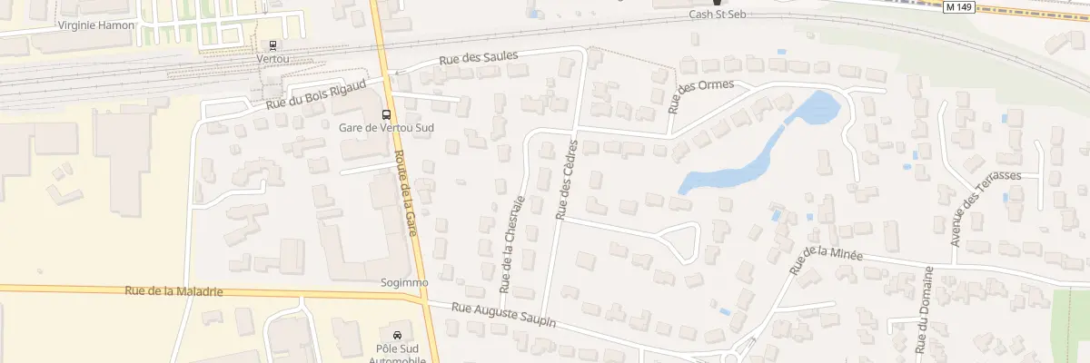 Plan du 8 Rue de la Chesnaie à Vertou