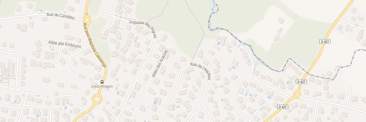 Plan du 15 Rue de l’ Aquilon à Boucau