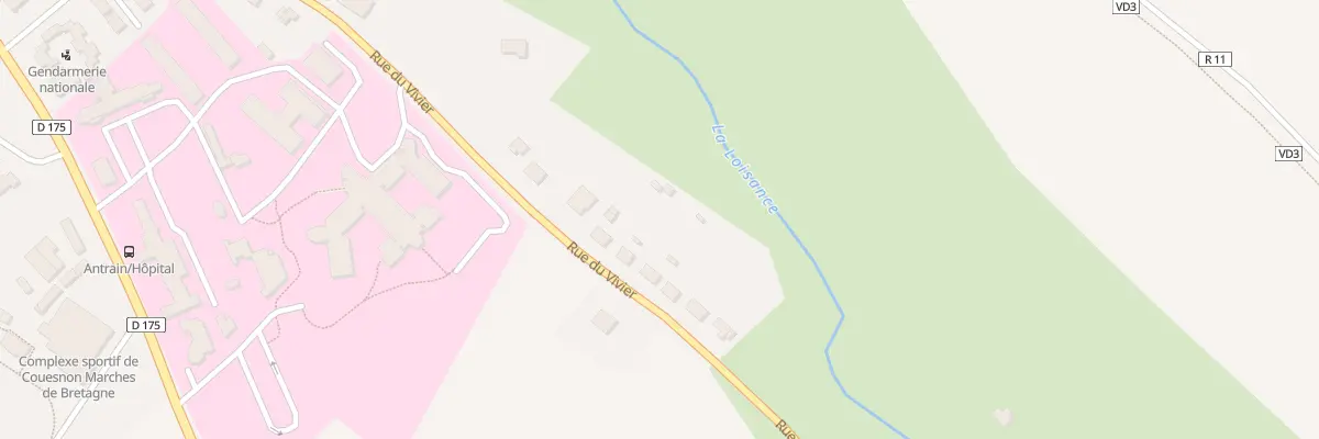 Plan du 29 Rue du Vivier à Val-Couesnon