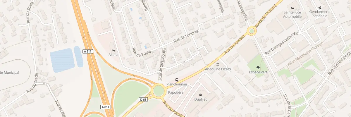 Plan du 7 Rue du Luxembourg à Sainte-Luce-sur-Loire
