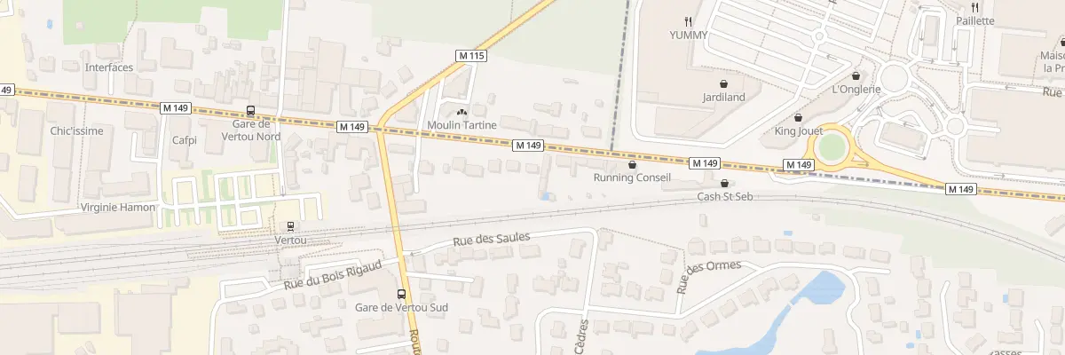 Plan du 504 Rte de Clisson à Vertou