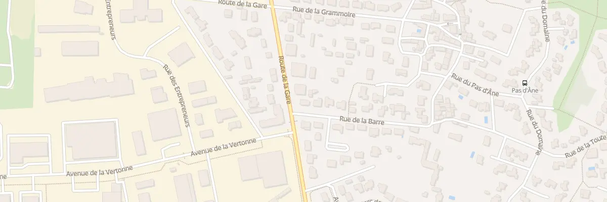Plan du 1 Rue de la Barre à Vertou