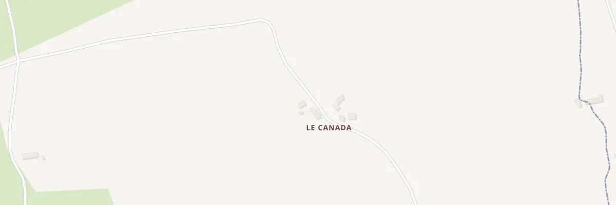 Plan du 1 Le Canada à Crosville-sur-Douve