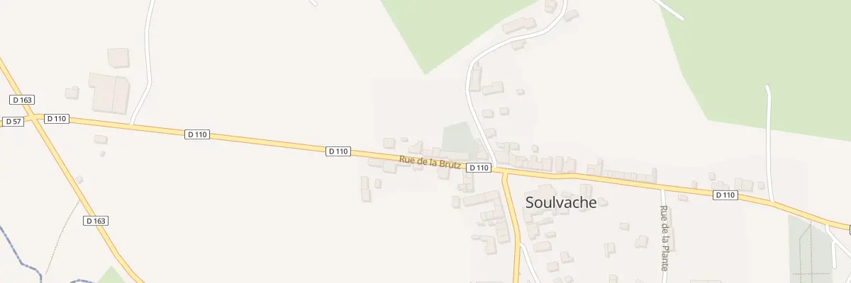 Plan du 6 Rue de la Brutz à Soulvache