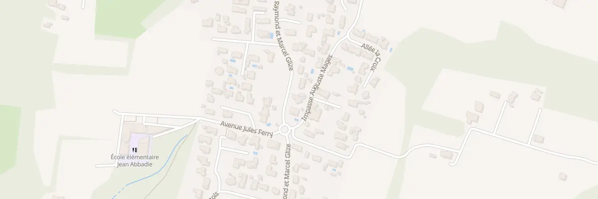 Plan du 9176 Rue Raymond et Marcel Glize à Boucau