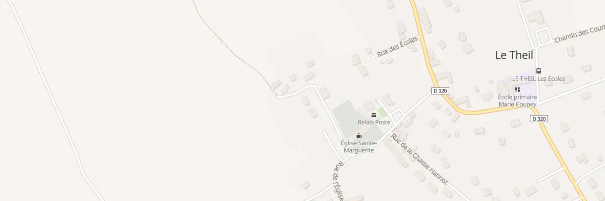Plan du 16 Rue de l’Eglise - Le Theil à Gonneville-Le Theil