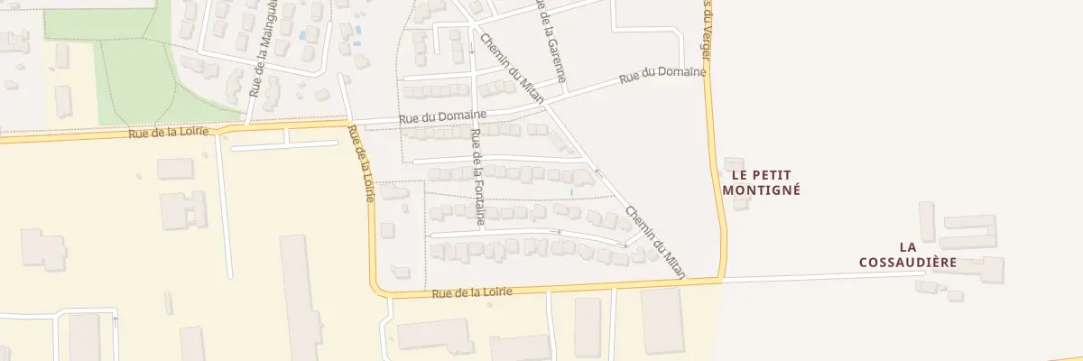 Plan du 10 Rue de la Cadetière à Brécé