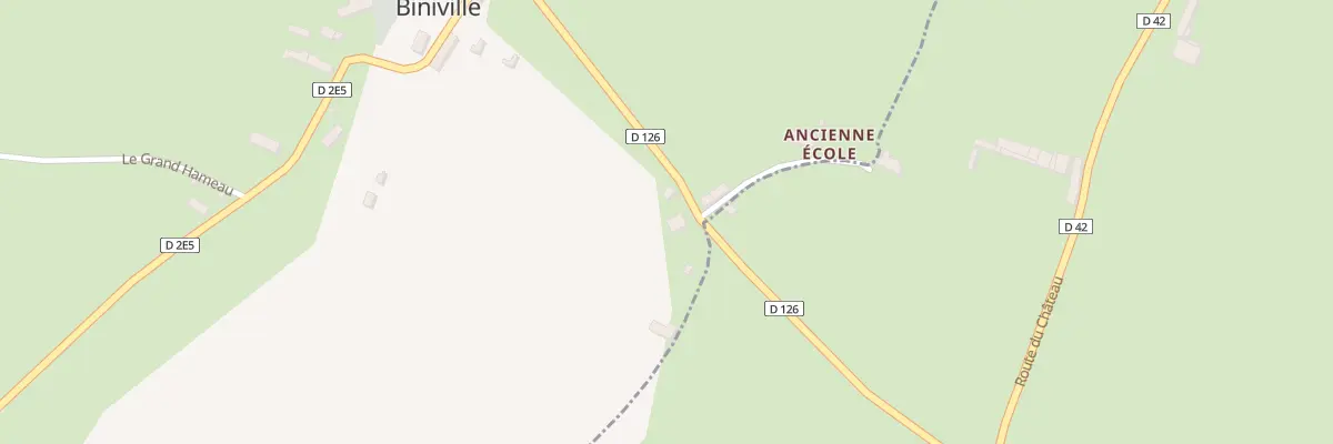 Plan du 3B Rte Route du Calvaire à Biniville