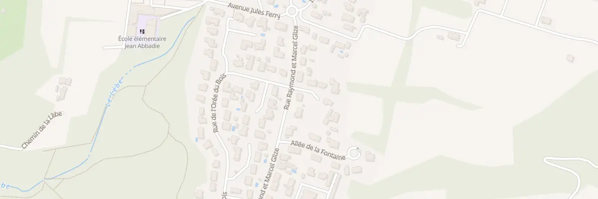 Plan du 68 Rue Raymond et Marcel Glize à Boucau