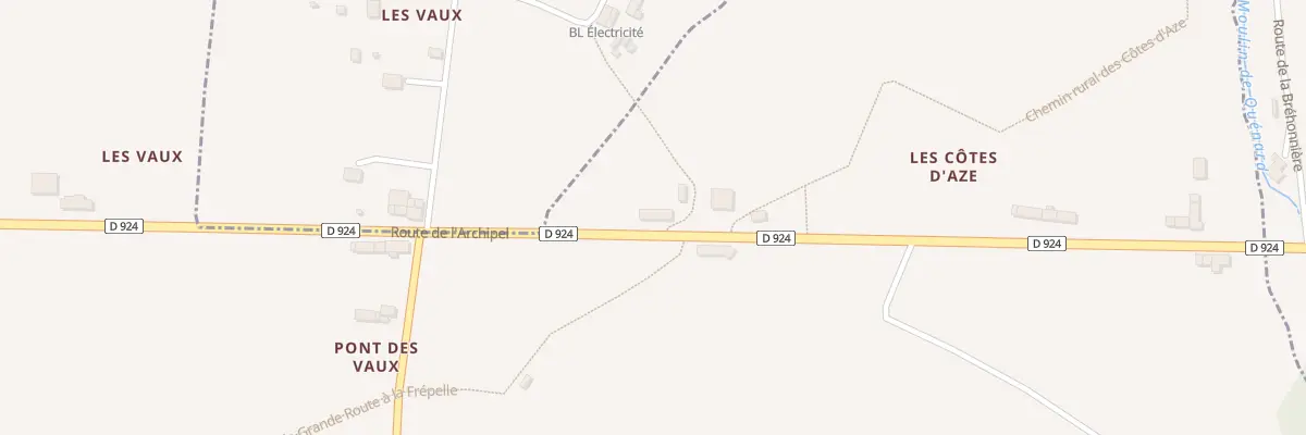 Plan du 5063 Pont des Vaux à Saint-Planchers