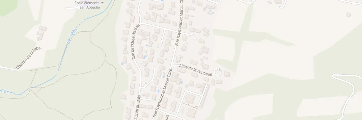 Plan du 9130 Rue Raymond et Marcel Glize à Boucau