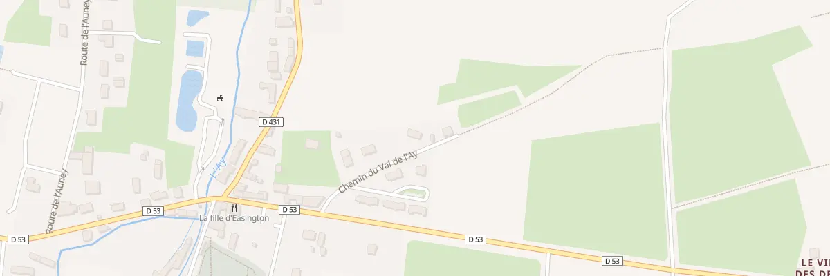 Plan du 5001 Che du Val de l’Ay à Muneville-le-Bingard