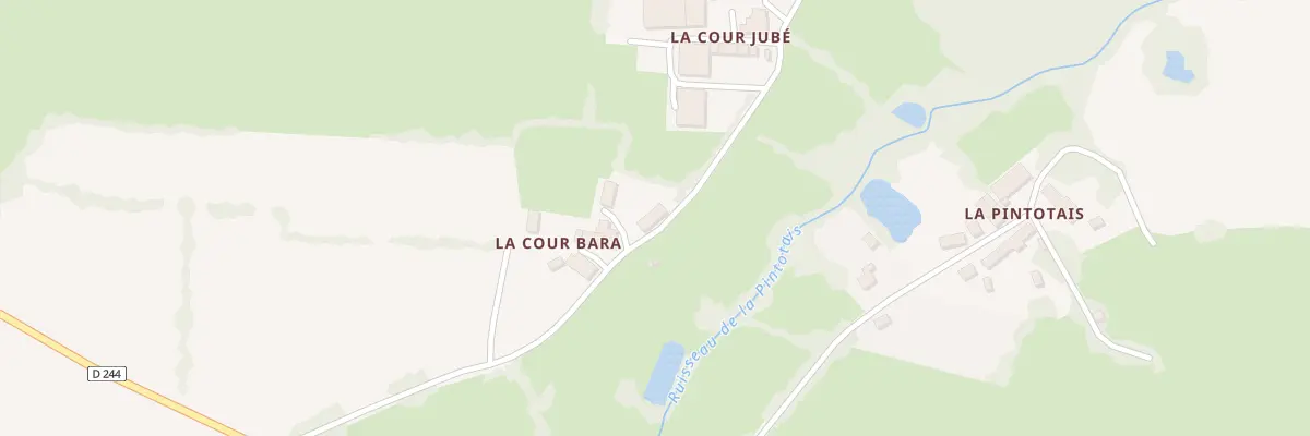 Plan du 5355 La Cour Barrat à Ruffigné