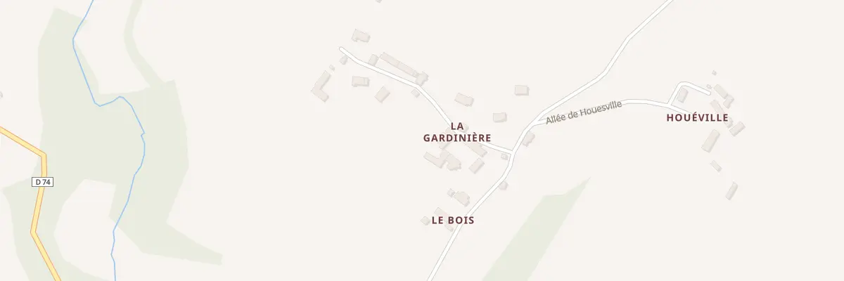 Plan du 11 Le Bois à Bricqueville-la-Blouette