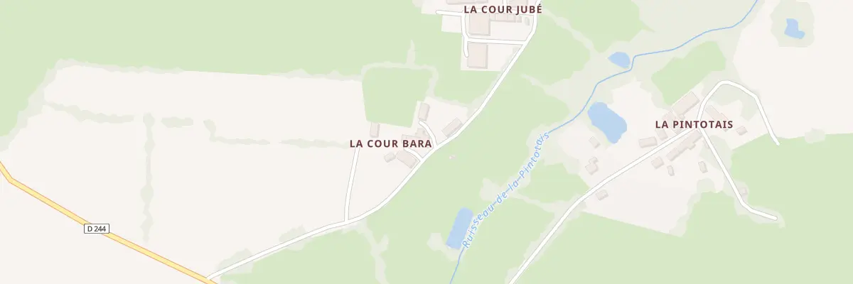 Plan du 5354 La Cour Barrat à Ruffigné