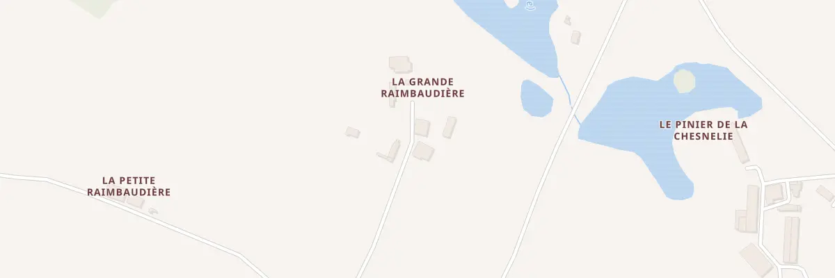 Plan du 9002 La Grande Raimbaudiere à La Boissière-des-Landes