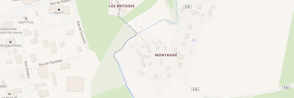 Plan du 207 Montagne aux Touches