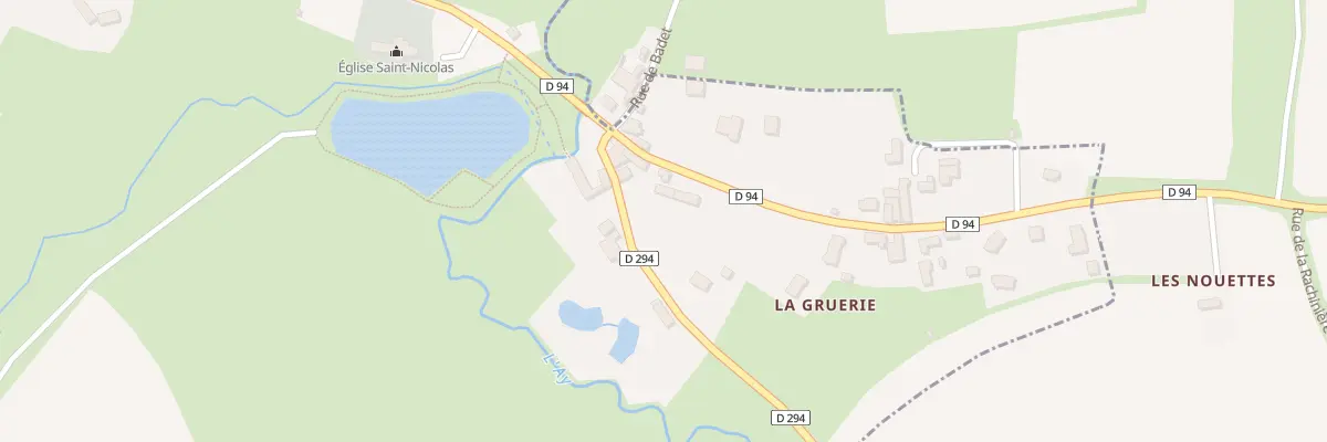 Plan du 8 Rue Jardinier Deslandes à La Feuillie